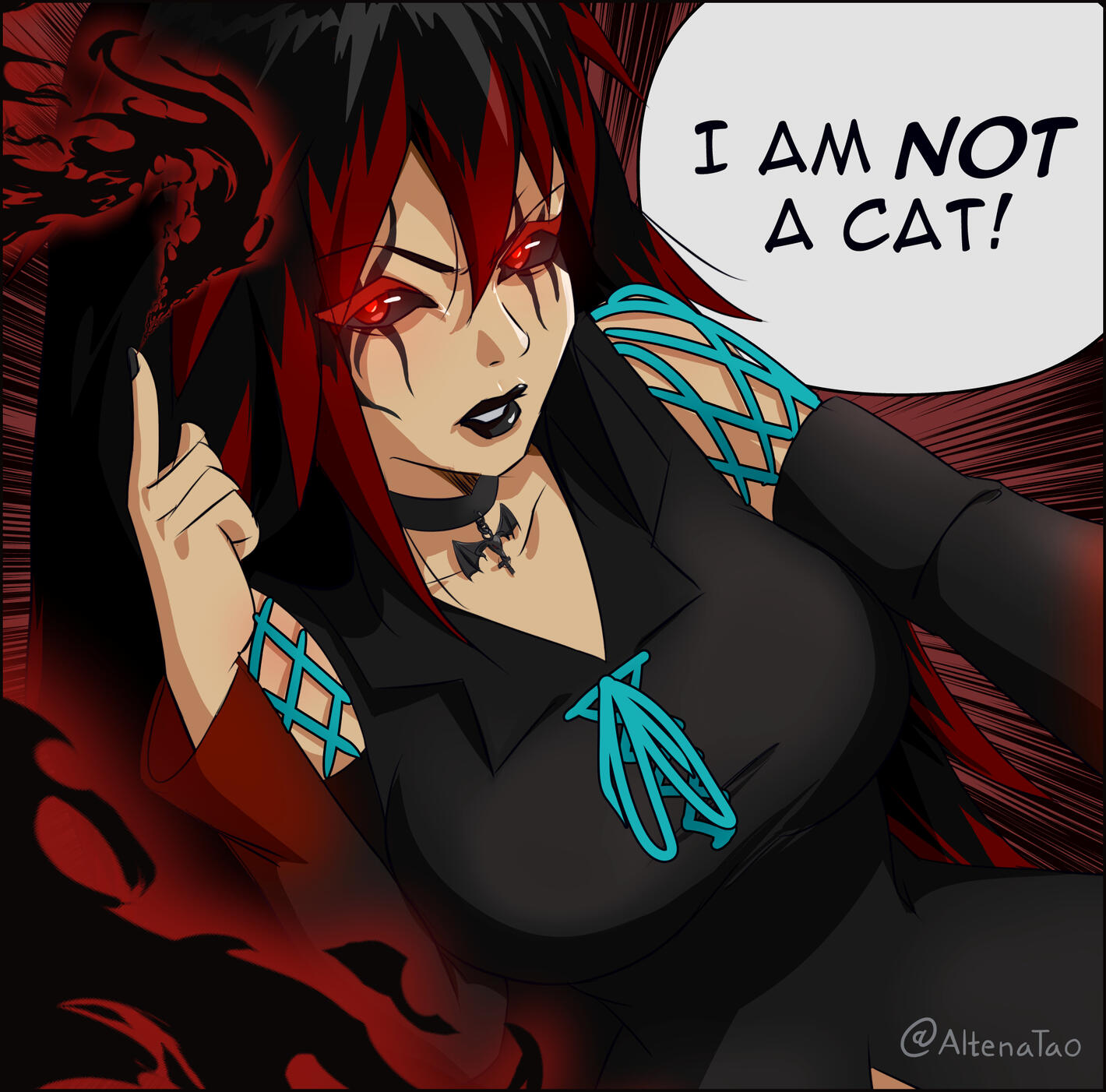 Sonni is, in fact, not a cat (Gift for friend)