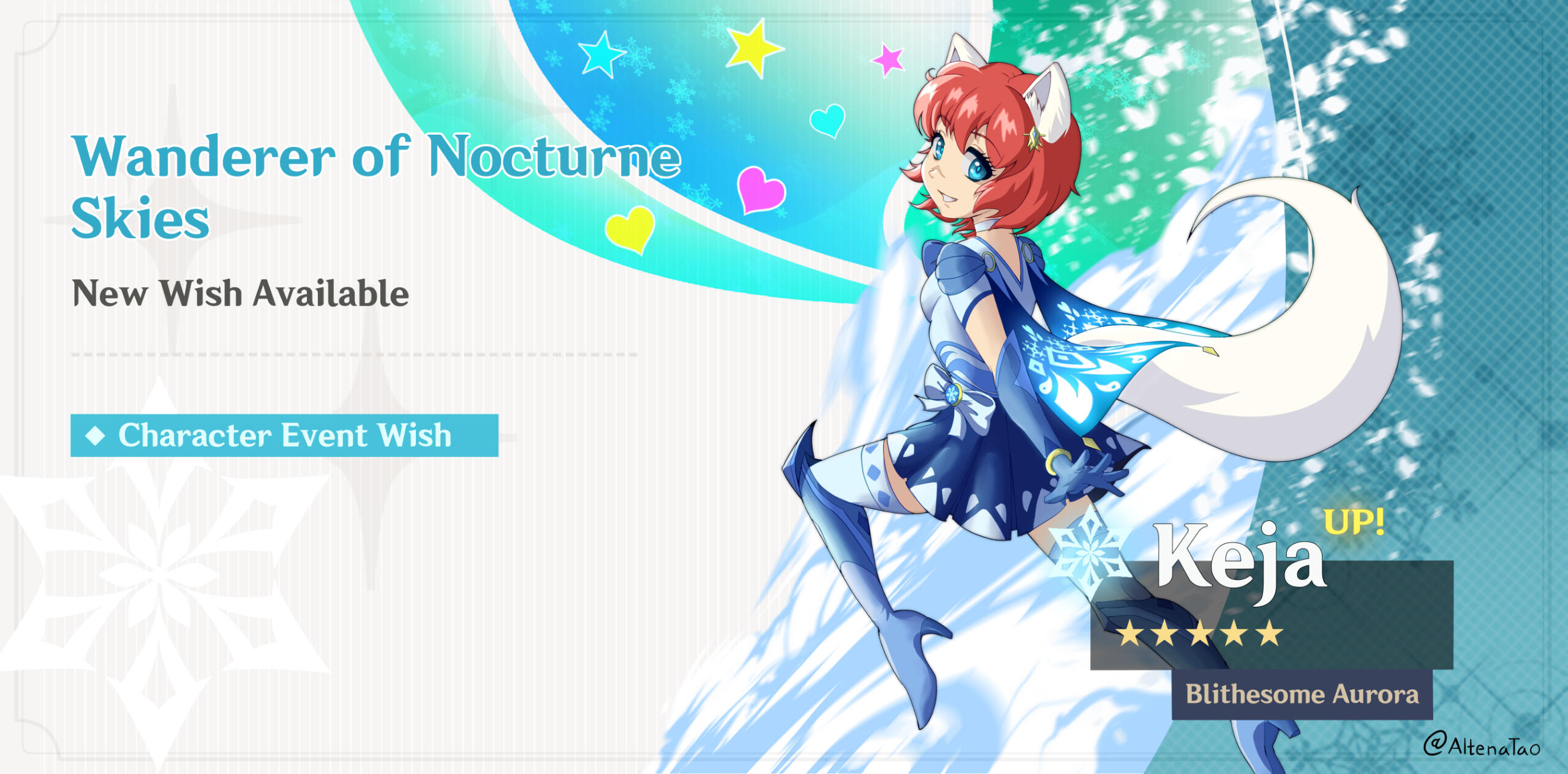 Magical Girl Keja (Genshin Impact Style)