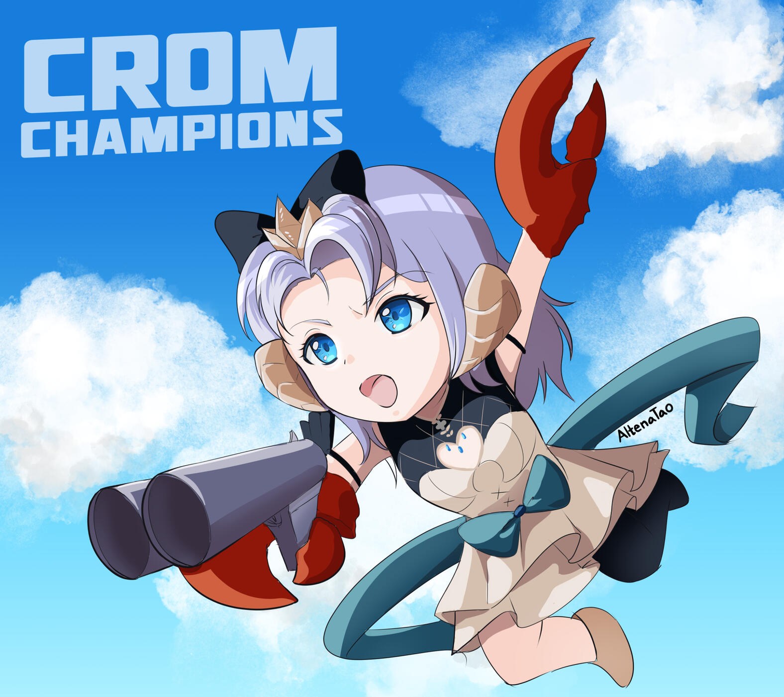 Chibi Crimson Koryuu 2.0 (but crab)